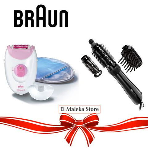 Braun AS530 Satin Hair 5 - 1000 Watts + Silk-épil 3 - 3380 Legs And Body Epilator