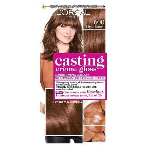L'Oreal Paris Casting Crème Gloss Hair Color - 600 Light Brown