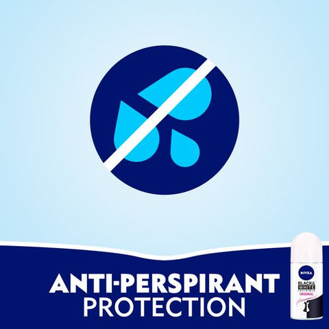 Nivea Invisible Black & White Original Antiperspirant Deodorant Roll-on - For Women - 50ml