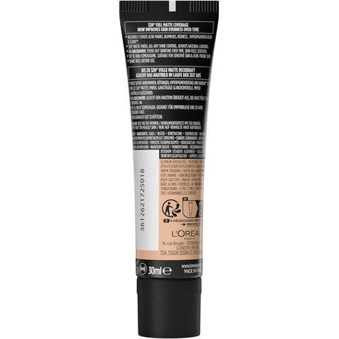 L'Oreal Paris Infaillible 24H Matte Cover Foundation 25 cool undertone -Oil Control, High Coverage