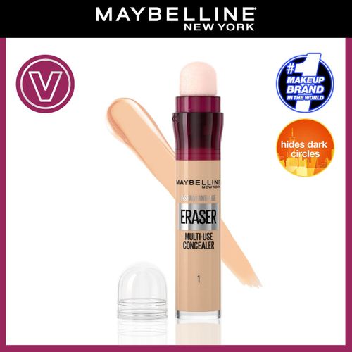 Maybelline ميبيلين نيويورك ممحاة فورية مضادة لعلامات التقدم في السن - كونسيلر متعدد الاستخدام - 01