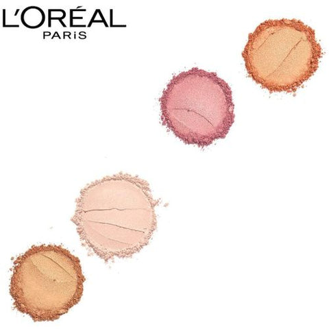 L'Oreal Paris La Vie En Glow Highlighting Powder Palette - 01 Warm Glowing