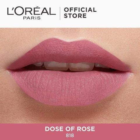 L'Oreal Paris أحمر شفاه سائل مط إنفالابل برائحة وإحساس الماكارون - 820 برالين دو باريس