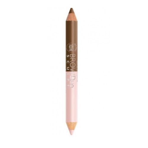 Bourjois Brow Duo Sculpt 2 In 1 Eyebrow Pencil & Highlighter-22 chestnut