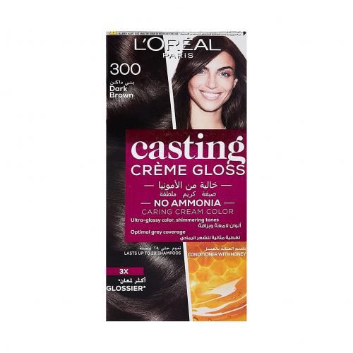 L'Oreal Paris Casting Creme Gloss - 300 Dark Brown - 48ml + 72ml + 60ml