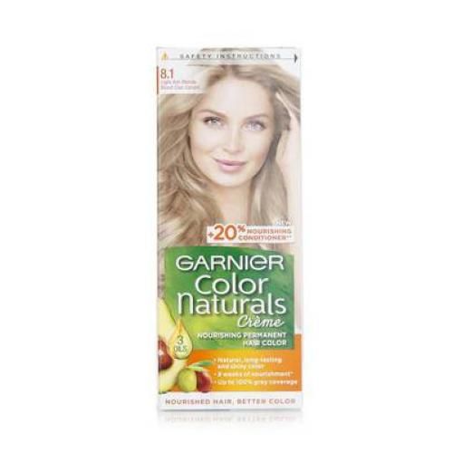 Garnier Color Naturals Creme - 8.1 Light Ash Blonde - 60+40+12ml