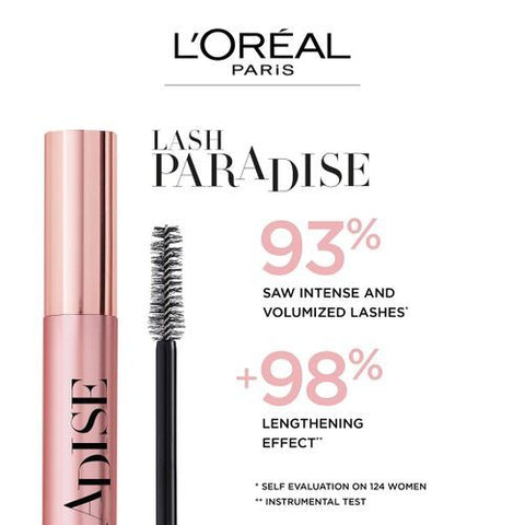 L'Oreal Paris Lash Paradise Intense Volume Castor Oil Enriched Mascara - Noir Black