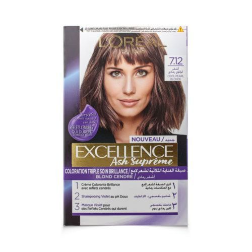 L'Oreal Paris Excellence Crème Hair Color - 7.12 Ash Cool Pearl Blonde