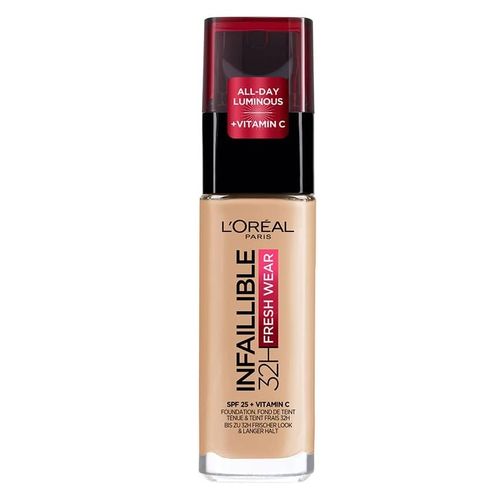 L'Oreal Paris Infaillible 24H Fresh Wear Foundation- 125 Natural Rose