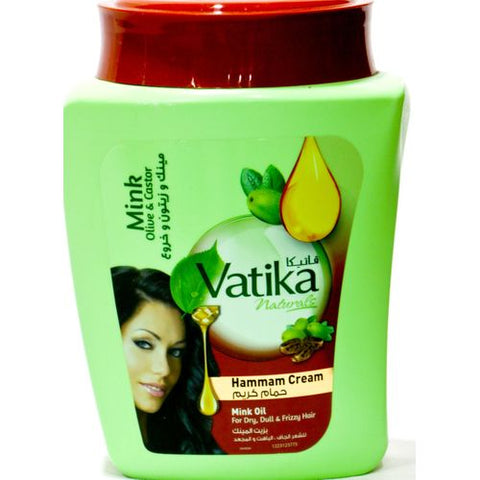 Vatika Naturals Bath Cream Mink & Olive & Castor 1000 GM