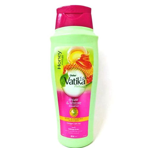 Vatika Naturals Repair & Restore Shampoo Honey & Egg 600 Ml