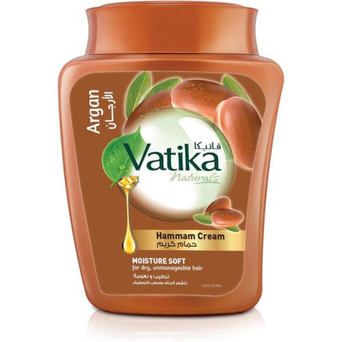 Vatika Naturals Bath Cream 250 gm Natural Extracts of Argan Promotes Volume & Nourishes Hair For Men & Women