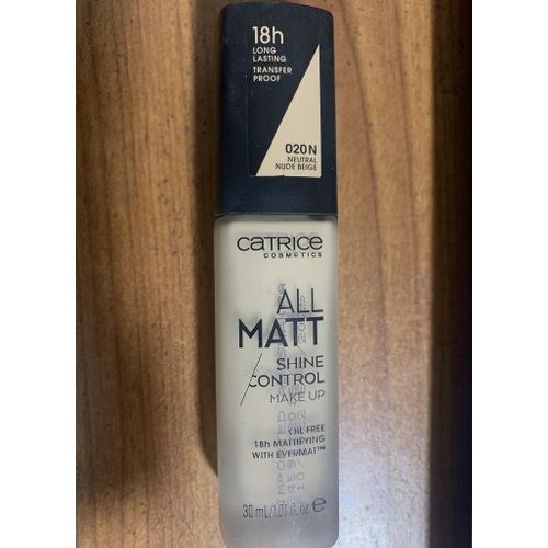 Catrice CATRICE - ALL MATT SHINE CONTROL - 18H - FOUNDATION-020N