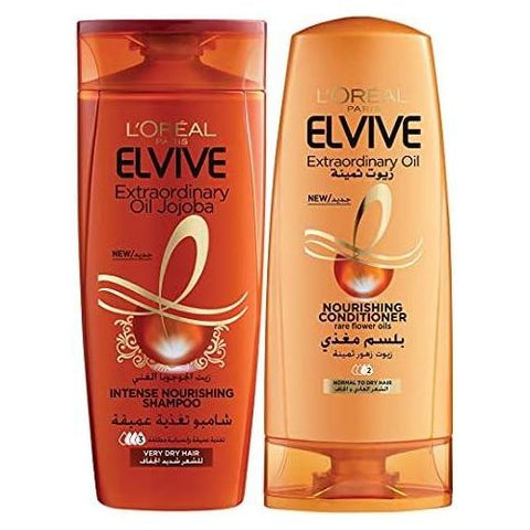 L'Oreal Paris Elvive Oil Shampoo Dry Hair 400ml + Conditioner 400ml Dry Hair