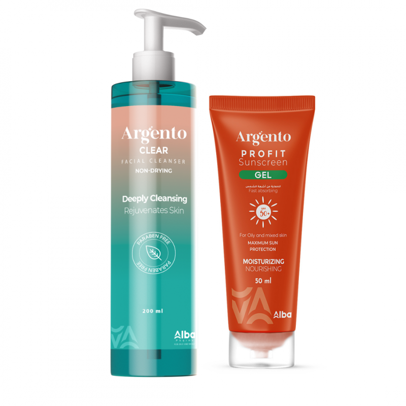 Argento Clear 200 ML + Argento Profit Sunblock Gel 60 ML