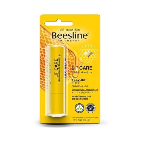 Beesline Lip Care Flavour Free - 100 Natural - 4g