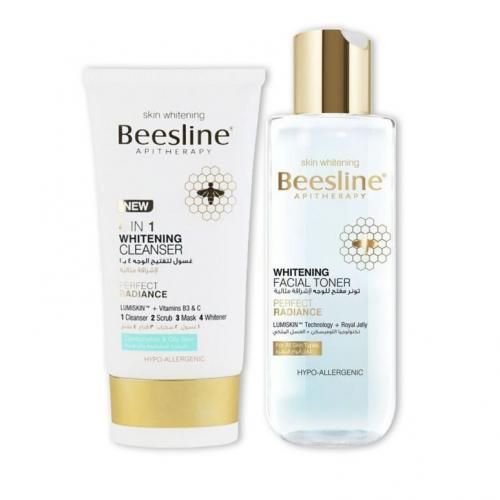 Beesline Whitening Facial Cleansing Routine - With Vitamin C & Boldo Tree Bark -2*1