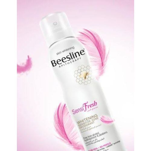 Beesline Beesline تفتيح المناطق الحساسة - مزيل عرق - سينسي فريش - الشبة + دنج النحل - 150 مل