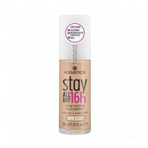 Essence Stay All Day 16H Long-lasting Foundation - 09 Golden Beige - 30ml