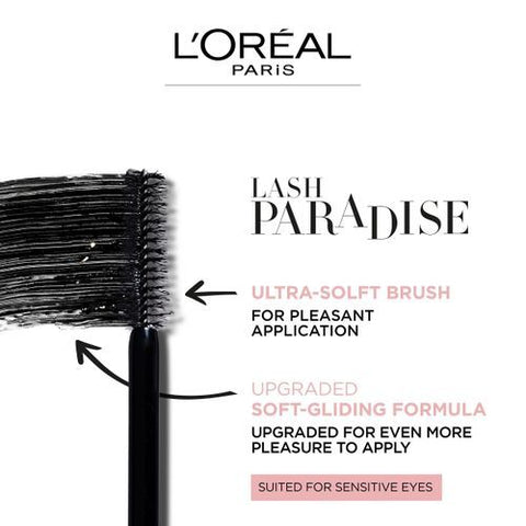 L'Oreal Paris Lash Paradise Intense Volume Castor Oil Enriched Mascara - Noir Black