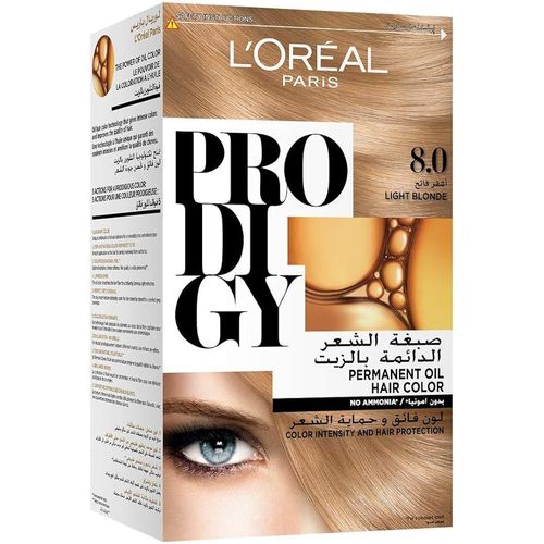 L'Oreal Paris لوريال باريس بروددجي رمل الصحراء 8 صبغة شعر، 8.0 أشقر فاتح