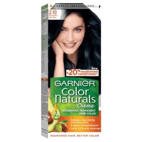 Garnier Color Naturals Creme - 2.10 Blue Black - 60+40+12ml