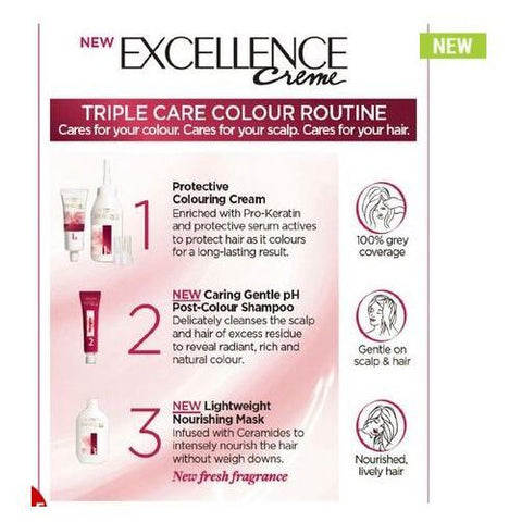 L'Oreal Paris Excellence Crème Hair Color - 6.7 Chocolate marron