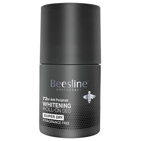 Beesline Whitening Roll-On Deodorant - Super Dry - Fragrance Free - 50ml