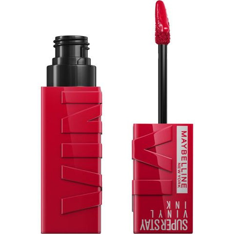 Maybelline New York احمر شفاه سائل من مايبيلين نيويورك، لمسة نهائية لامعة، سائل فينيل فائق البقاء 50 ويكيد