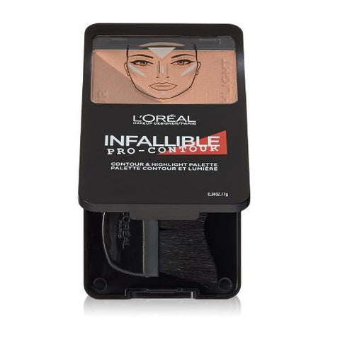 L'Oreal Paris Infallible Pro Contour Contour & Highlight Palette - 815 Deep Profond