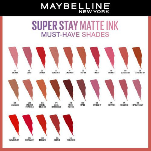 Maybelline New York أحمر شفاه سوبرستاي مات انك سائل نود كوفي من ميبيلين نيويورك 275 موكا إنفنتور