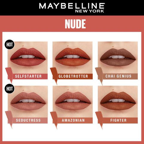 Maybelline New York أحمر شفاه سوبرستاي مات انك سائل نود كوفي من ميبيلين نيويورك 275 موكا إنفنتور