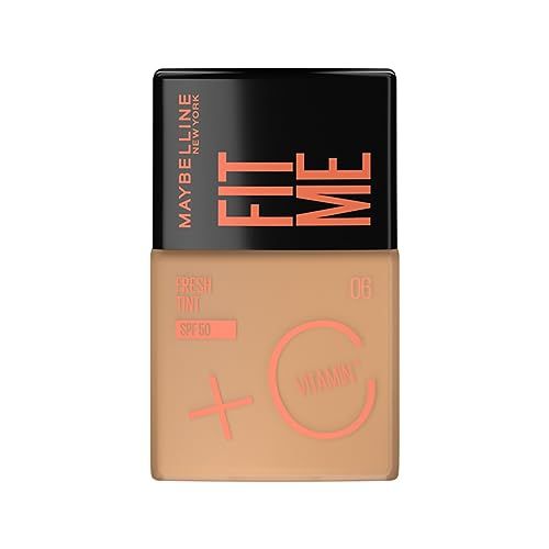 Maybelline مايبيلين نيويورك، Fit Me Fresh Tint SPF 50 مع فيتامين C لتفتيح البشرة، 06