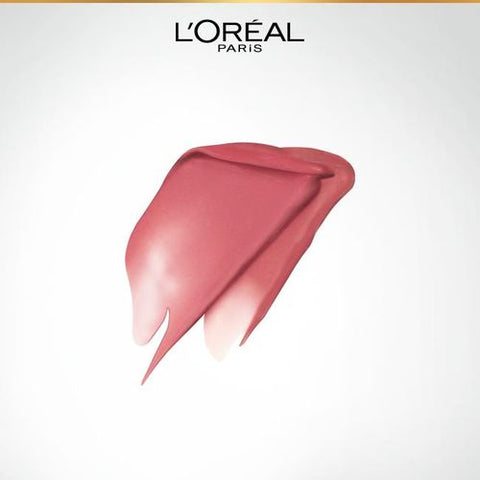 L'Oreal Paris أحمر شفاه سائل غير لامع من لوريال باريس - لون مكثف ولمسة نهائية غير لامعة - يدوم طويلاً - بدون نقل - مع حمض الهيالورونيك -120 Major Crush