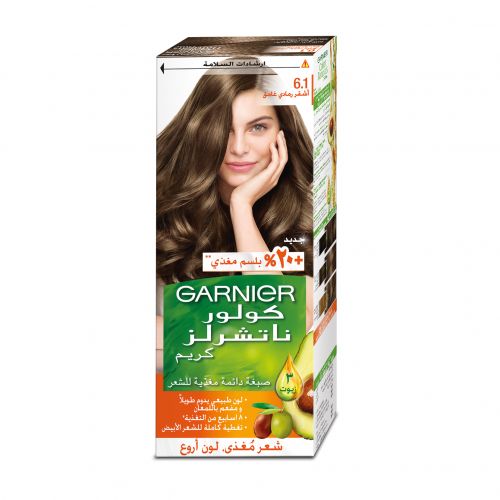 Garnier Color Naturals Creme - 6.1 Dark Ash Blonde - 60+40+12ml