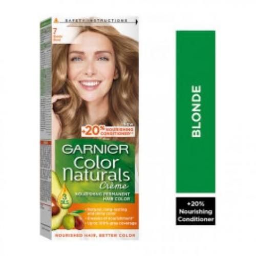 L'Oreal Paris Color Naturals Creme + Gift Dye Brush - 7 Blonde - 60+40+12ml