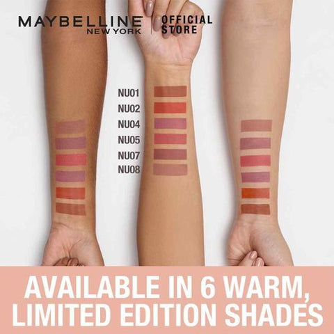 Maybelline New York Sensational Liquid Matte Lipgloss - 02 Strip It Off