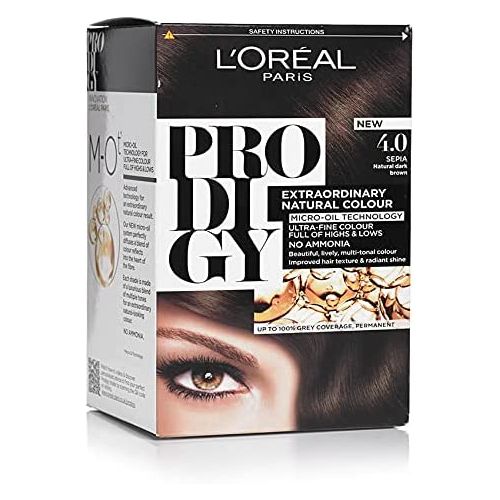 L'Oreal Paris صبغة شعر برودجي بدون أمونيا - 4 بني