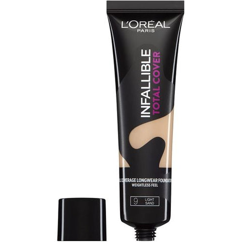 L'Oreal Paris Infallible Total Cover Longwear Foundation 9 Light Sand