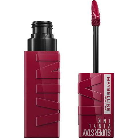 Maybelline New York احمر شفاه سائل من مايبيلين نيويورك، لمسة نهائية لامعة، سائل فينيل فائق البقاء 30 ويكيد