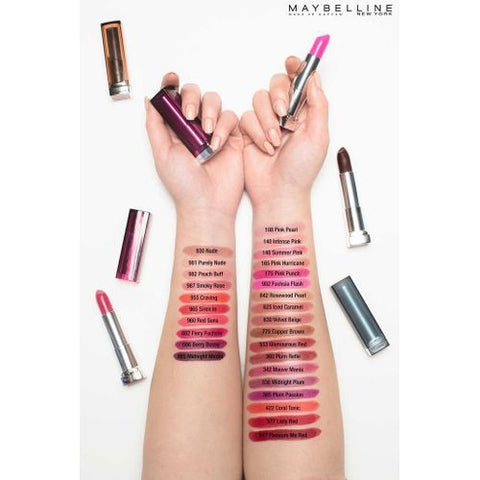 Maybelline New York احمر شفاه كلر سينسشيال كريمي مات من ميبلين - 140