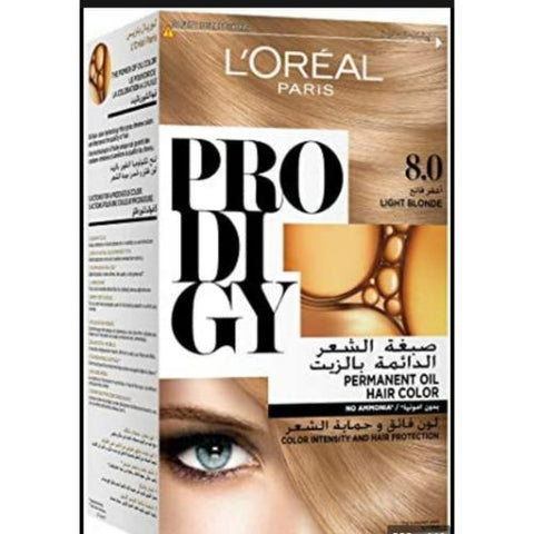 L'Oreal Paris صبغة شعر برودجي بدون أمونيا - 8.0 أشقر الفاتح / رمل الصحراء