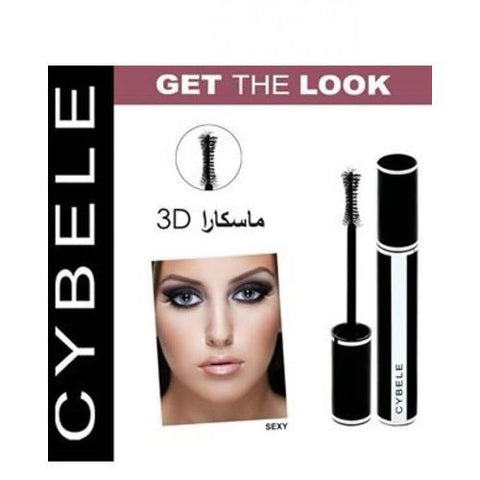 Cybele سيبال ماسكارا ثرى دى (01) دارك بلاك