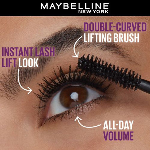 Maybelline New York ماسكارا ذا فالسز لاش ليفت القابلة للغسل من ميبيلين نيويورك 01 بلاك أسود