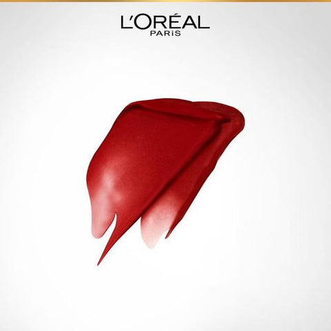 L'Oreal Paris أحمر شفاه سائل غير لامع من لوريال باريس - لون مكثف ولمسة نهائية غير لامعة - يدوم طويلاً - بدون نقل - مع حمض الهيالورونيك - 420 True Romance