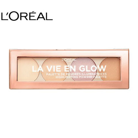 L'Oreal Paris La Vie En Glow Highlighting Powder Palette - 01 Warm Glowing