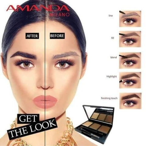 Amanda Milano Professional Eyebrow Kit - 01