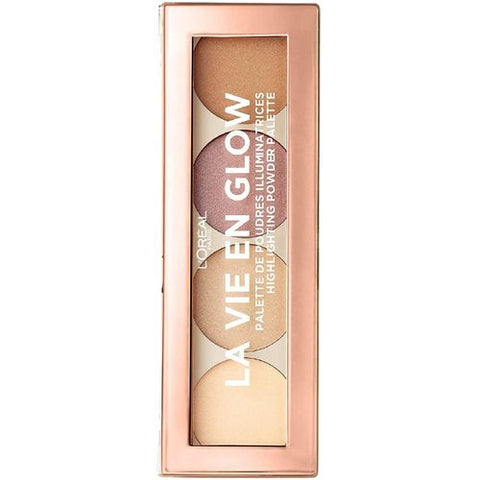 L'Oreal Paris La Vie En Glow Highlighting Powder Palette - 01 Warm Glowing