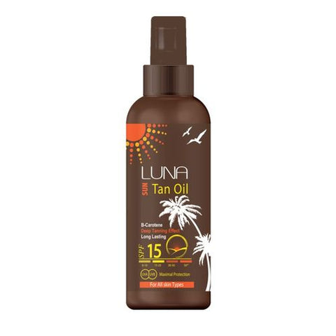 Luna Sun Tan Oil Spray - SPF 15 - 130ML