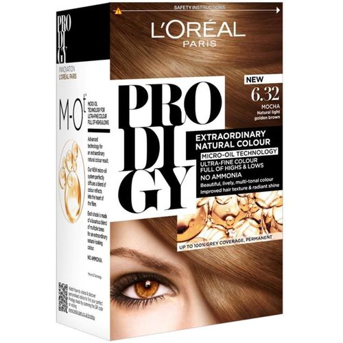 L'Oreal Paris صبغة شعر برودجي بدون أمونيا - 6.32 صدف بني / اشقر ذهبي غامق